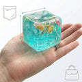 Ocean Shells Squishy Stress Balls Fidget Toy Super Soft Transparent Star Maltose Cubes Squeeze Fidget Toy Adult Stress Relief