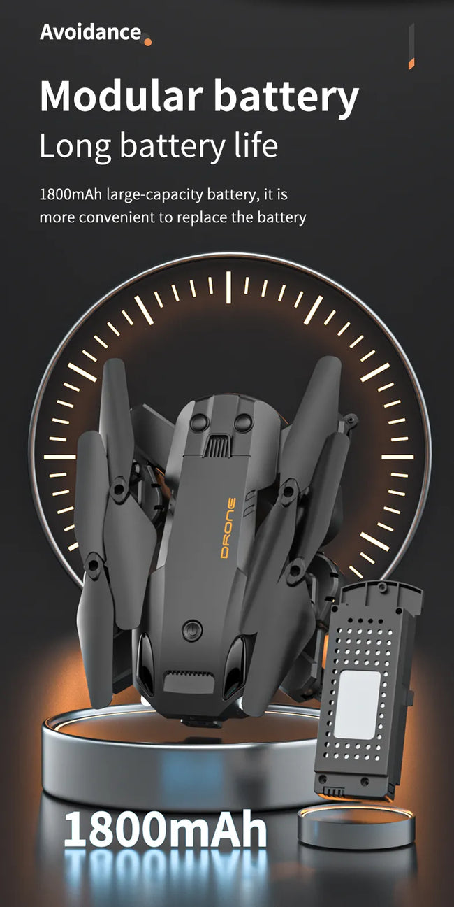 Zložljiv Dron s kamero + daljinec + aplikacija za upravljanje