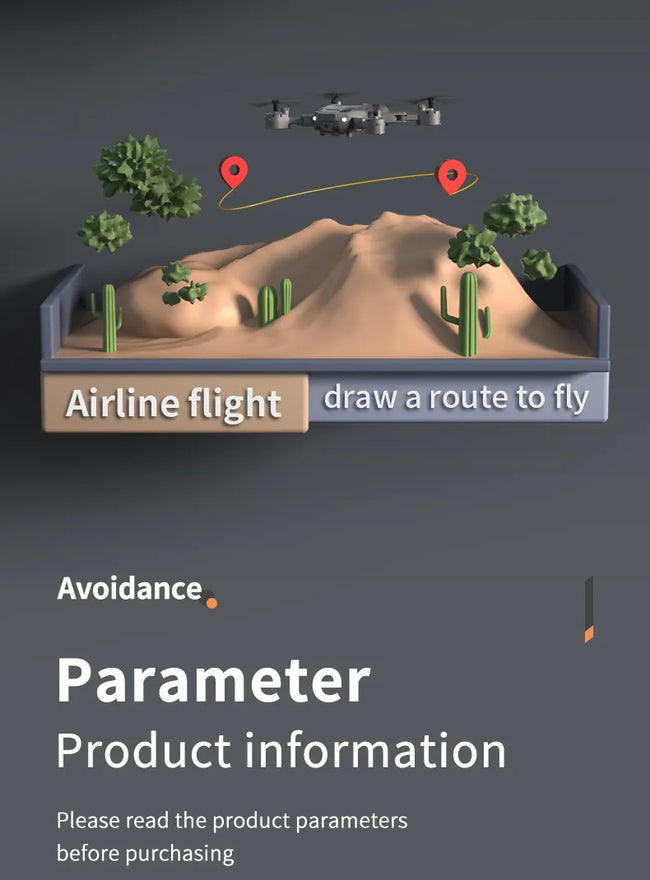 Zložljiv Dron s kamero + daljinec + aplikacija za upravljanje