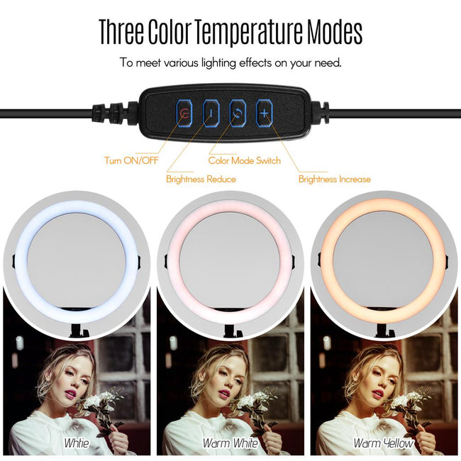 26cm LED Ring Light s stojalom 180cm