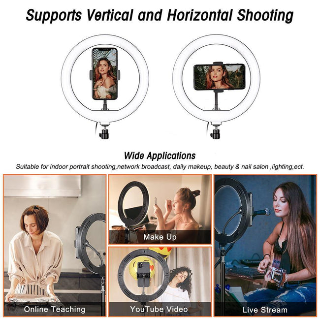 Komplet LED Ring Light svetlobni obroč s stojalom - Popularko