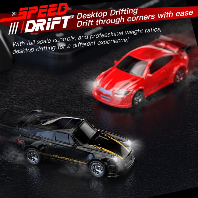 2026 New Kf20 1:64 Drift Rc Car Four-Wheel Remote-Controlled Racing Car Full Proportions Desk Competition Toy Boys Ideal Gifts.