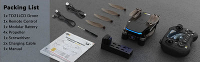TD31LCD dron – fotografija izdelka 13