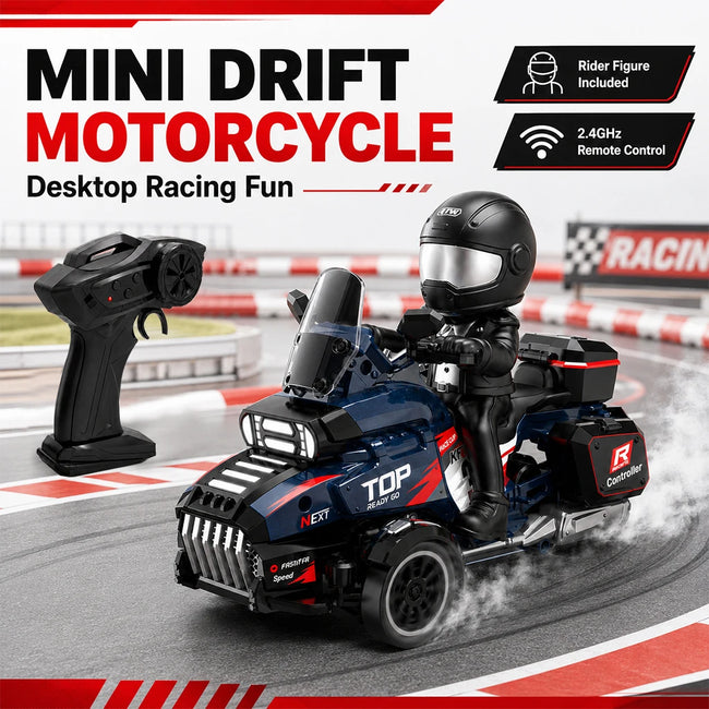 Mini RC Drift Avto 1:43 – 4WD, 2,4 GHz, LED Luči 🏎️💨
