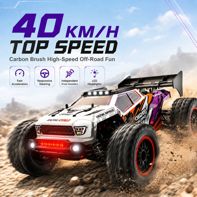 RC Terenski Avto 40 km/h – 4WD, Kovinski Pogon, LED Luči, 150 m** 🏎️💨