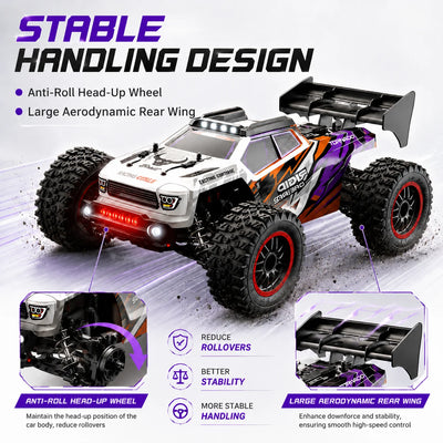 RC Terenski Avto 40 km/h – 4WD, Kovinski Pogon, LED Luči, 150 m** 🏎️💨