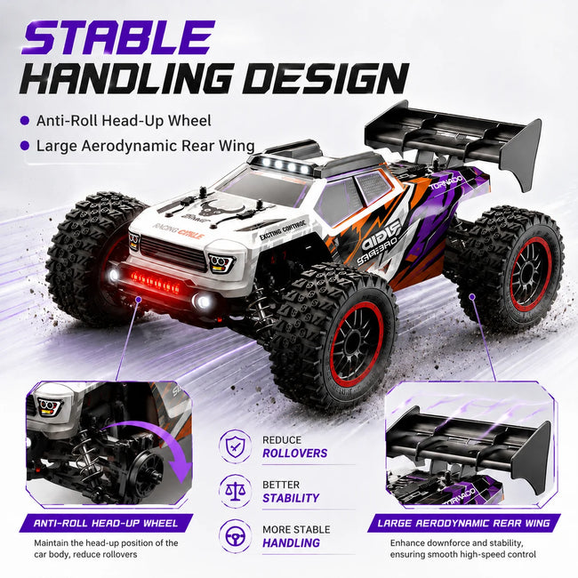 RC Terenski Avto 40 km/h – 4WD, Kovinski Pogon, LED Luči, 150 m** 🏎️💨
