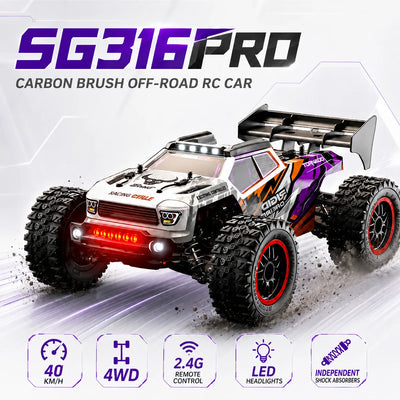 RC Terenski Avto 40 km/h – 4WD, Kovinski Pogon, LED Luči, 150 m** 🏎️💨