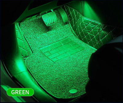RGB LED ambientna osvetlitev notranjosti avta z aplikacijo – fotografija izdelka