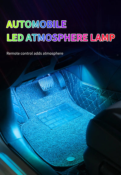 RGB LED ambientna osvetlitev notranjosti avta z aplikacijo – fotografija izdelka