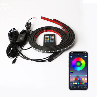 LED podvozna osvetlitev za avto RGB z aplikacijo ali daljincem – fotografija izdelka