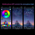 LED podvozna osvetlitev za avto RGB z aplikacijo ali daljincem – fotografija izdelka
