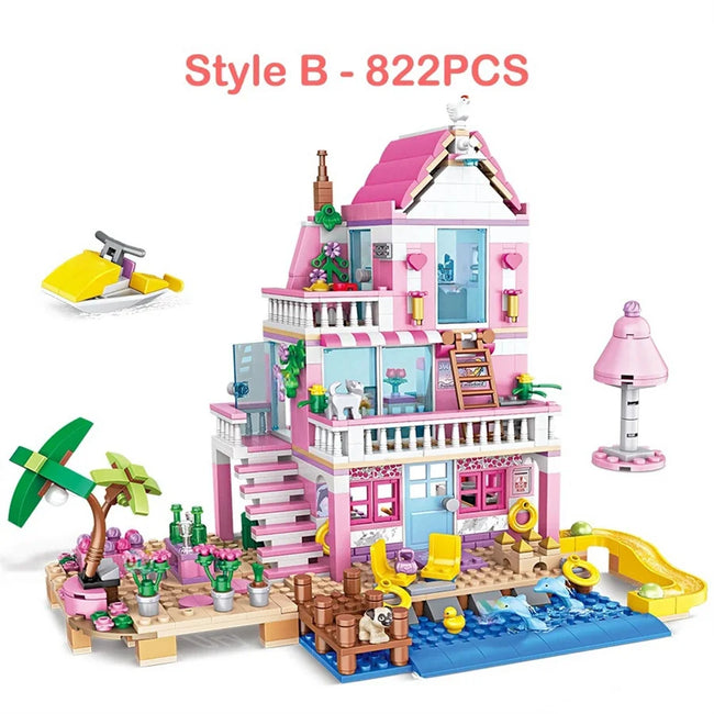 822-delna vila ob morju – gradbeni model – slika 3