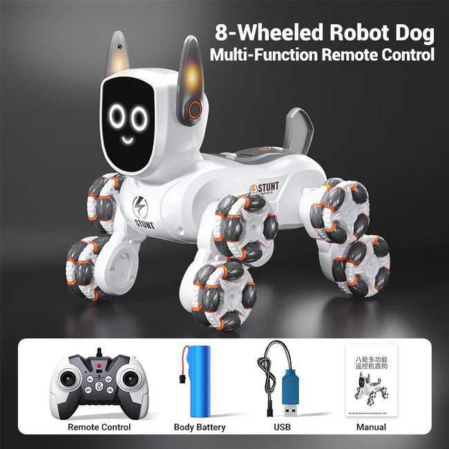 🤖 8-Kolesni RC robotski pes z gestami