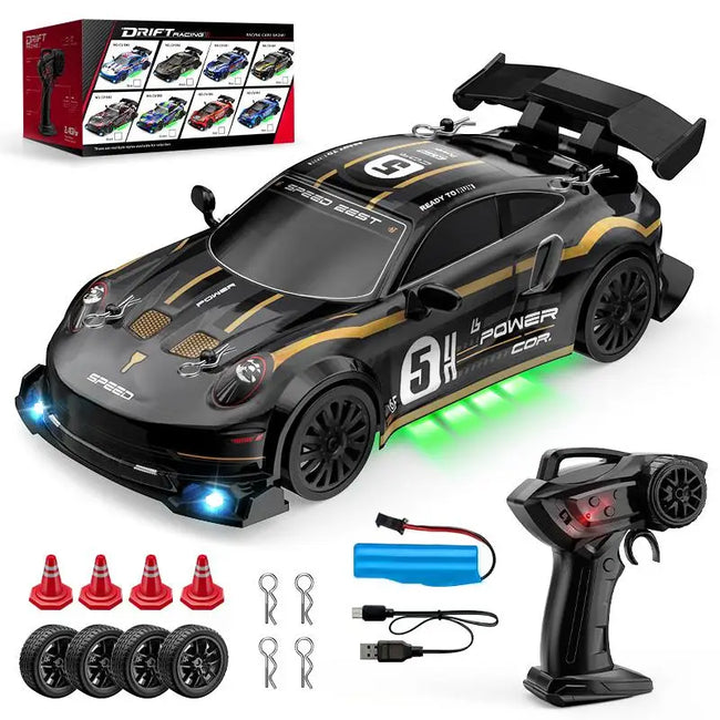 The 2025 new four-wheel drive rc remote control car drifts at high speed, runs as a racing car, and is a gift for children's toy