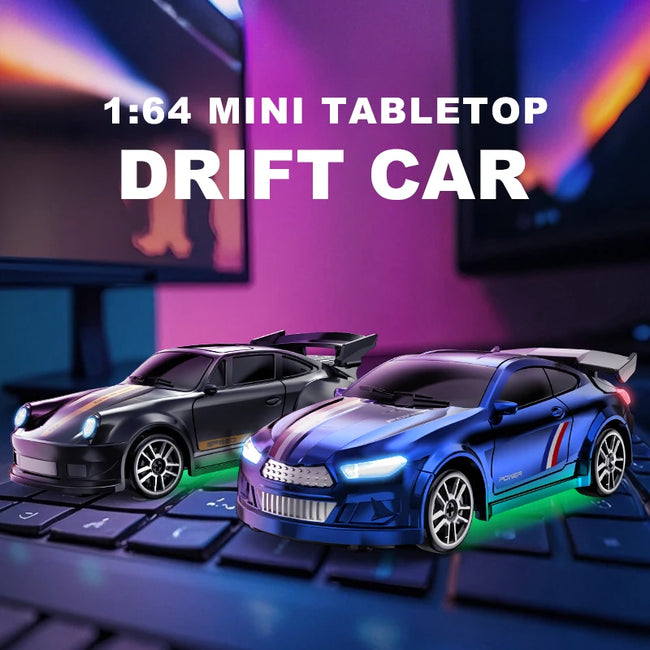 Mini RC Drift Avto 1:64 – 4WD Dirkalnik 🚗💨