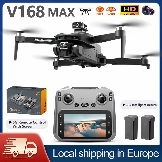 V168 MAX GPS dron – fotografija izdelka 01