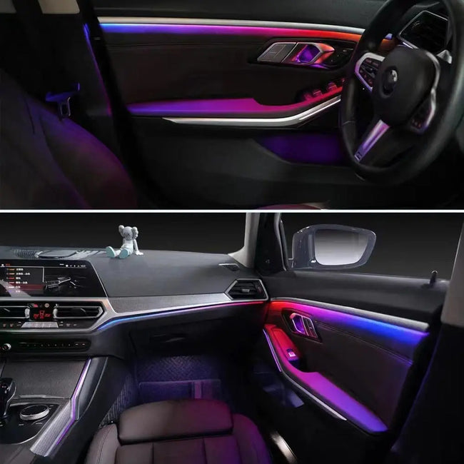 RGB LED ambientna osvetlitev za avto 2-v-1 ali 6-v-1 – fotografija izdelka