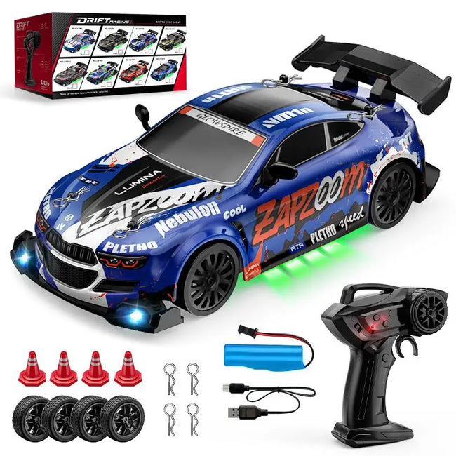 The 2025 new four-wheel drive rc remote control car drifts at high speed, runs as a racing car, and is a gift for children's toy