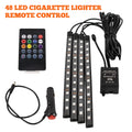 RGB LED ambientna osvetlitev za avto 36/48/72 LED – fotografija izdelka