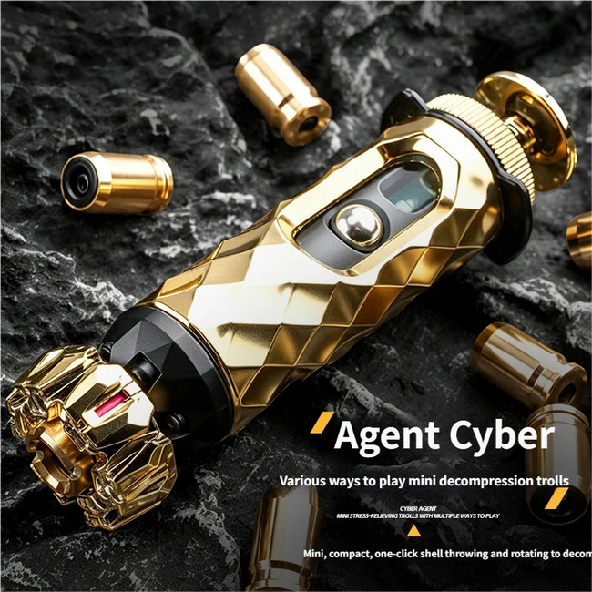 🔫 Kovinski Ratchet Fidget Gun – mehanska antistresna igrača