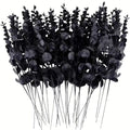 5 črnih vejic evkaliptusa – Halloween dekoracija