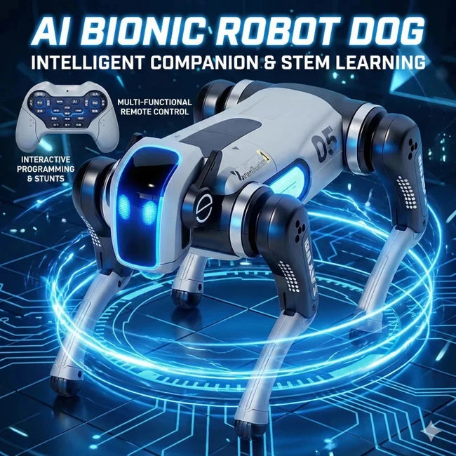 🤖 Pametni AI RC robotski pes z glasovnim upravljanjem 🐶