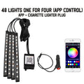 RGB LED ambientna osvetlitev za avto 36/48/72 LED – fotografija izdelka