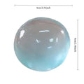 Blue Maltose Squishy Toy Cute Mochi Anti Stress Fidget Toy Soft Simulated Bule Transparent Ball Quick-rebound Decompression Toy