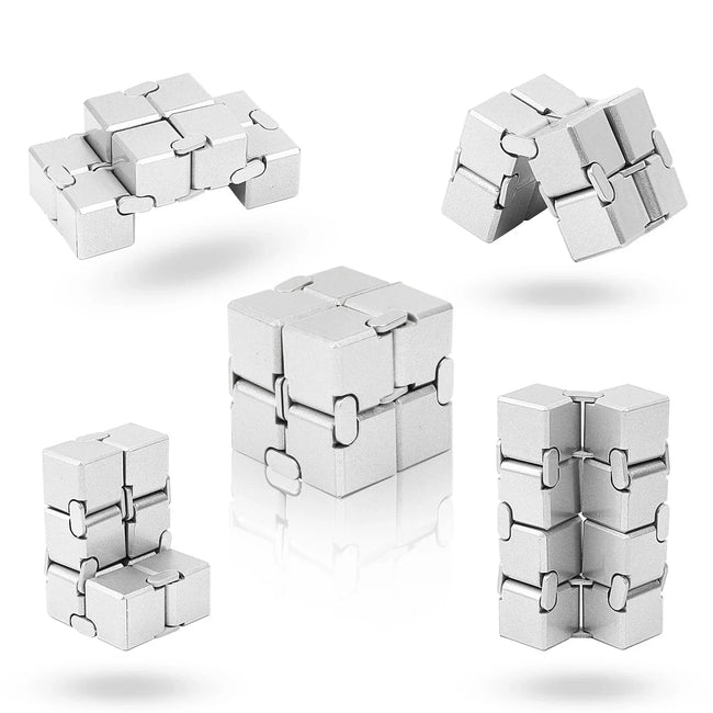🧩 Alloy & Plastic Infinity Cube – antistresna fidget igrača