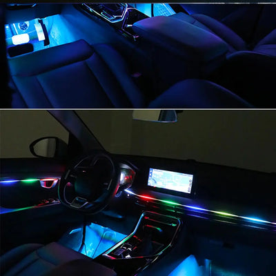 RGB LED ambientna osvetlitev za avto 2-v-1 ali 6-v-1 – fotografija izdelka