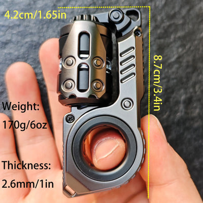 🧲 Kovinski Fidget Slider – mehanski antistresni pripomoček z magnetnim mehanizmom