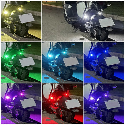 Brezžična LED opozorilna utripalka 1–6 kosov z USB polnjenjem – fotografija izdelka