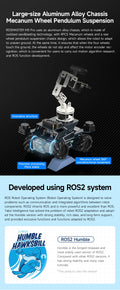 AI robotski avto Yahboom ROSMASTER M3 Pro – ROS2, LiDAR in robotska roka – slika 27