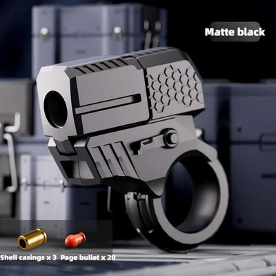 🔫 Kovinski Ratchet Finger Gun – mehanska antistresna igrača