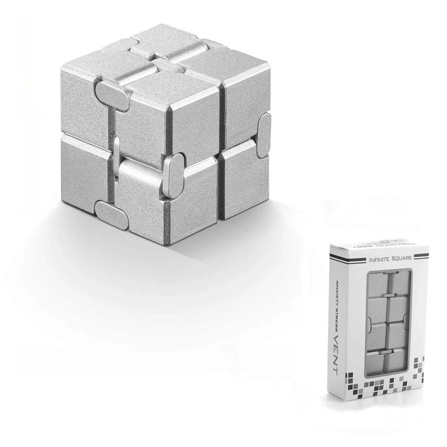 🧩 Alloy & Plastic Infinity Cube – antistresna fidget igrača