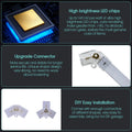Aiopp Hexagon Honeycomb LED stropna luč za garažo – DIY sestavljanje, visok CRI, brez utripanja