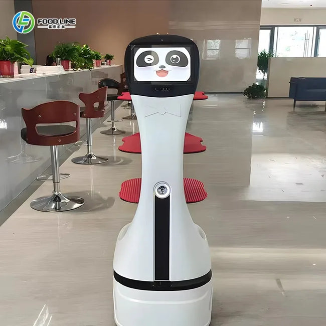 Pametni dostavni robot za restavracije – glasovno naročanje, več pladnjev in radar – slika 12