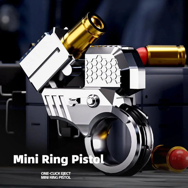 🔫 Kovinski Ratchet Finger Gun – mehanska antistresna igrača