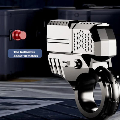 🔫 Kovinski Ratchet Finger Gun – mehanska antistresna igrača