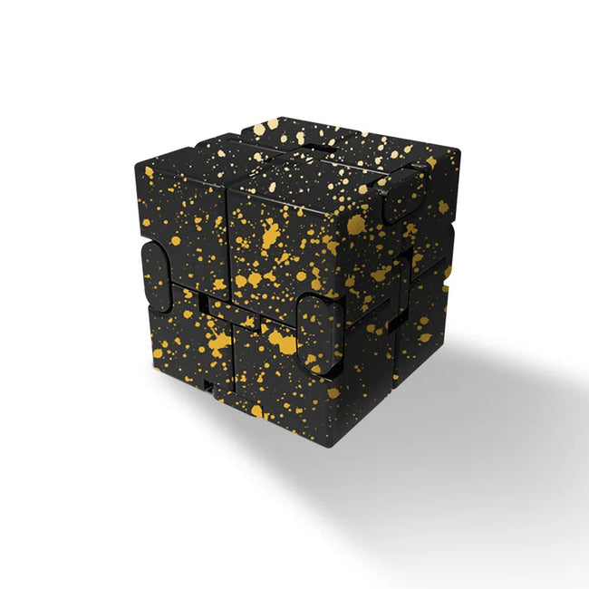 🔄 Kovinski Infinity Magic Cube – mehanska fidget igrača