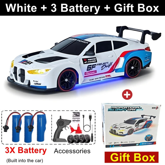 RC Drift Avto 20 km/h – 4WD, LED Luči in 2,4 GHz** 🏎️💨