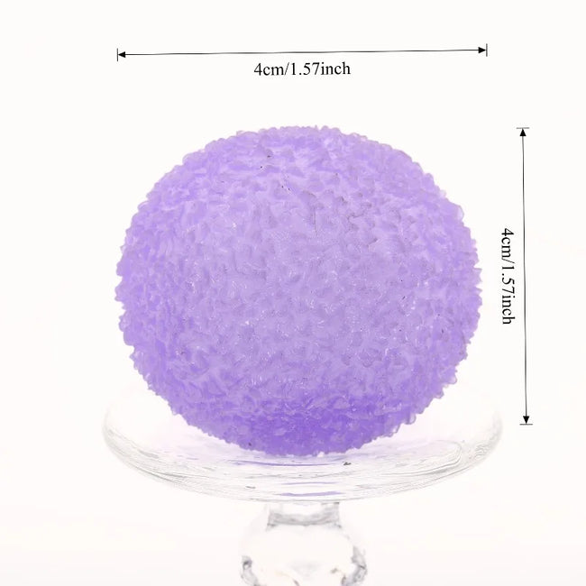 🧊 Modri Squishy Toy Mochi – prosojna antistresna igračka