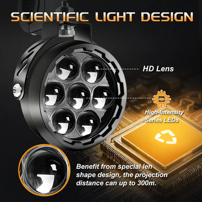 CO LIGHT LED delovna in meglenka za motor 4–4,5" – fotografija izdelka