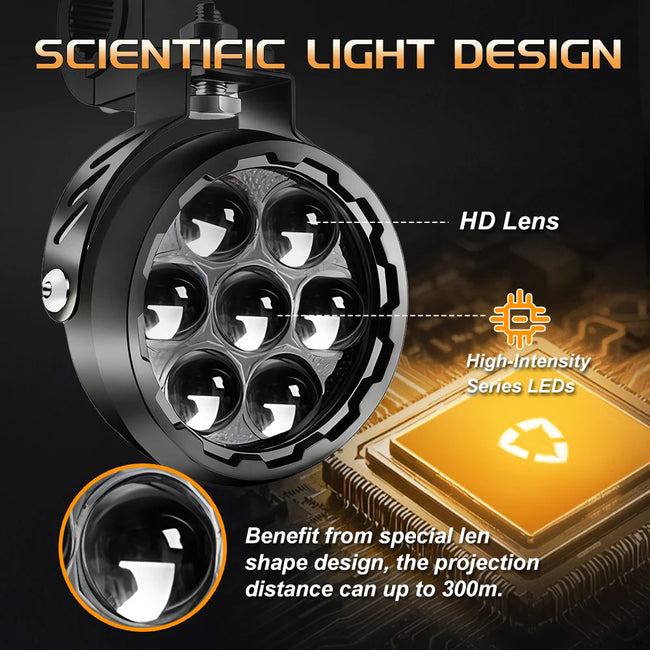 CO LIGHT LED delovna in meglenka za motor 4–4,5" – fotografija izdelka