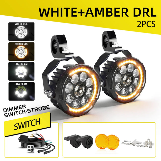 CO LIGHT LED delovna in meglenka za motor 4–4,5" – fotografija izdelka