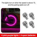LED lučka za ventil pnevmatike – 7 barv – fotografija izdelka