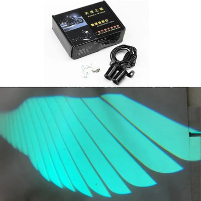 LED projekcijske luči Angel Wings za motor – 2 kosa – fotografija izdelka