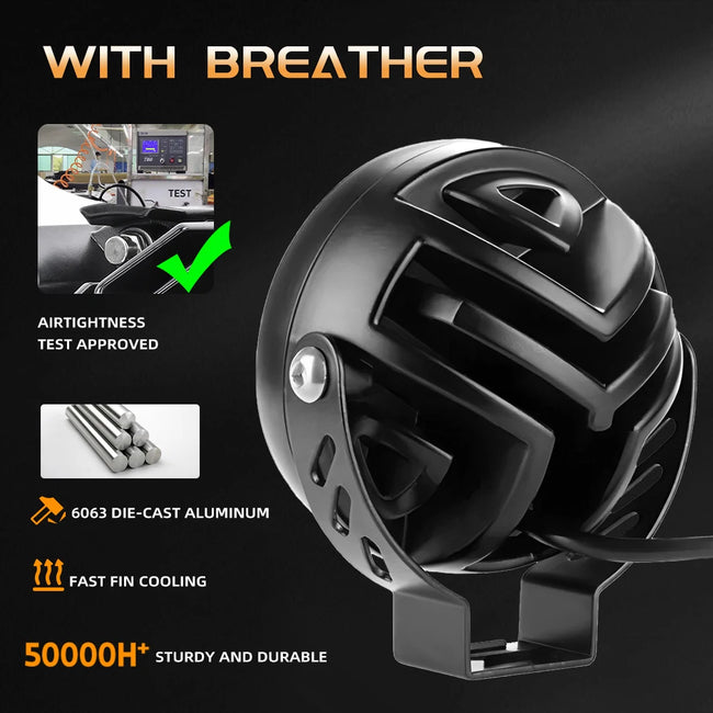 CO LIGHT LED delovna in meglenka za motor 4–4,5" – fotografija izdelka