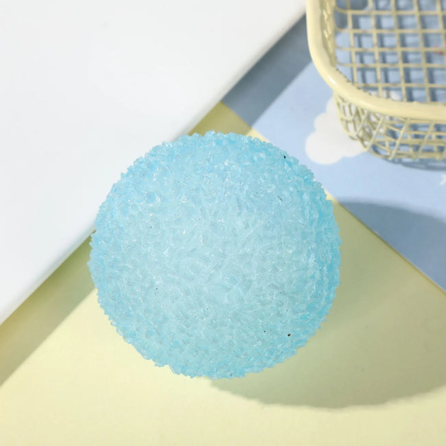 🧊 Modri Squishy Toy Mochi – prosojna antistresna igračka
